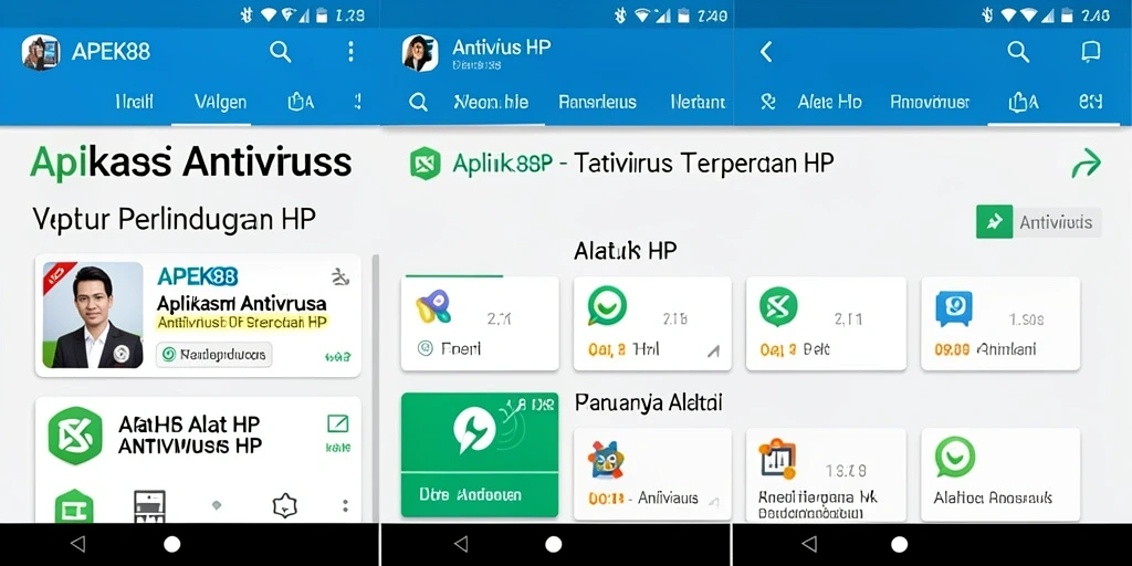 Antarmuka APEK88 yang sederhana dan mudah digunakan.