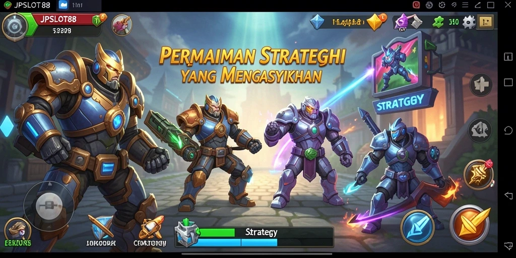 Screenshot utama JPSLOT88 menampilkan antarmuka permainan yang dinamis dan menarik.