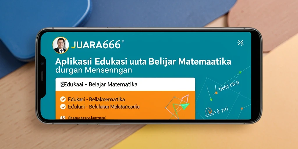 Antarmuka JUARA666 yang interaktif dan menarik untuk belajar matematika.